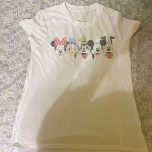 White Mickey Mouse shirt